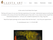 Tablet Screenshot of laasyaart.com